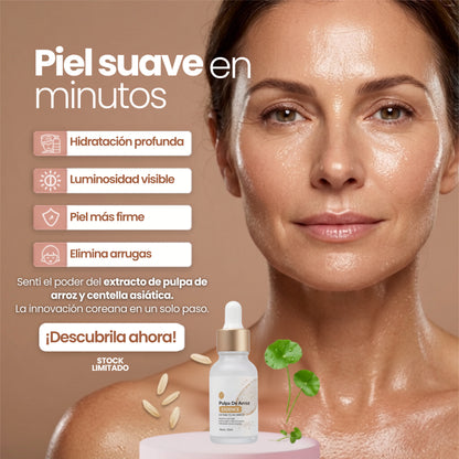 Sérum Pulpa de Arroz - Hidrata, Calma e Ilumina tu piel con 4 Activos Coreanos