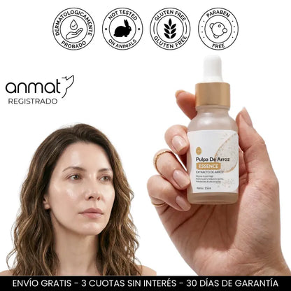 Sérum Pulpa de Arroz - Hidrata, Calma e Ilumina tu piel con 4 Activos Coreanos